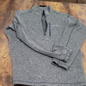 Eddie Bauer Charcoal Knit Pullover